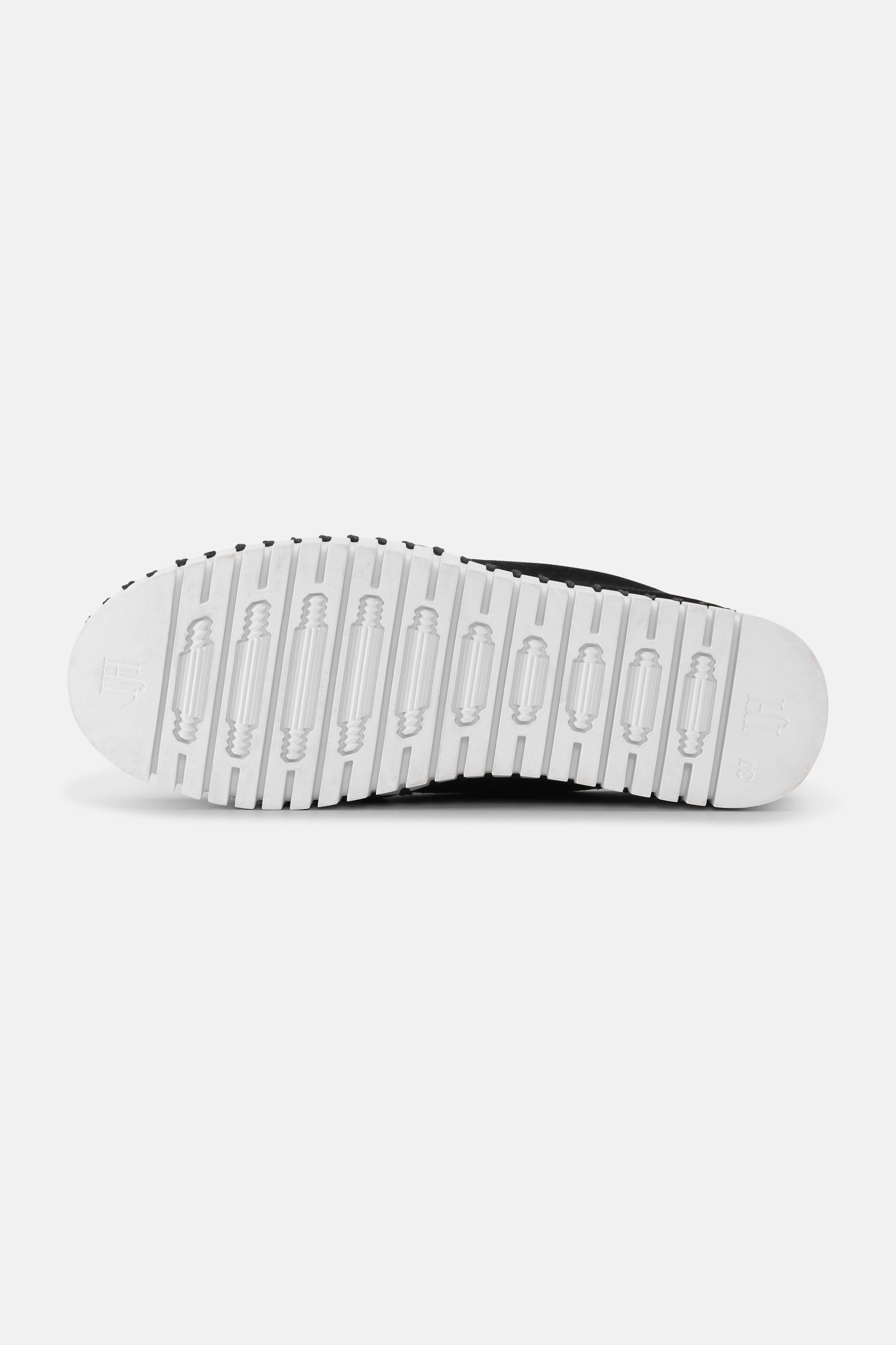 Platform Tulip Sko - Black White